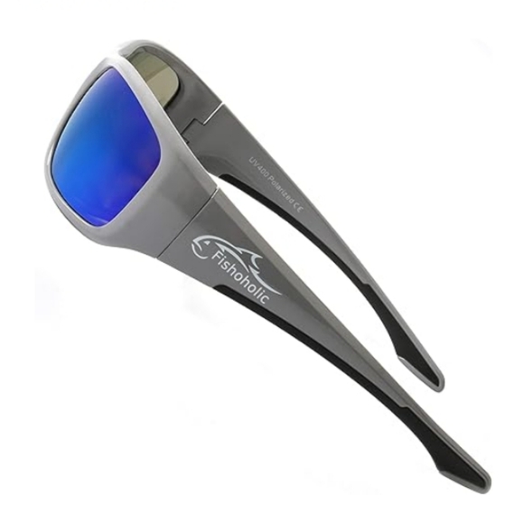 Pro Series Polarized Fishing Sunglasses Rubber Accents UV400 Protection Blue - Picture 2 of 7